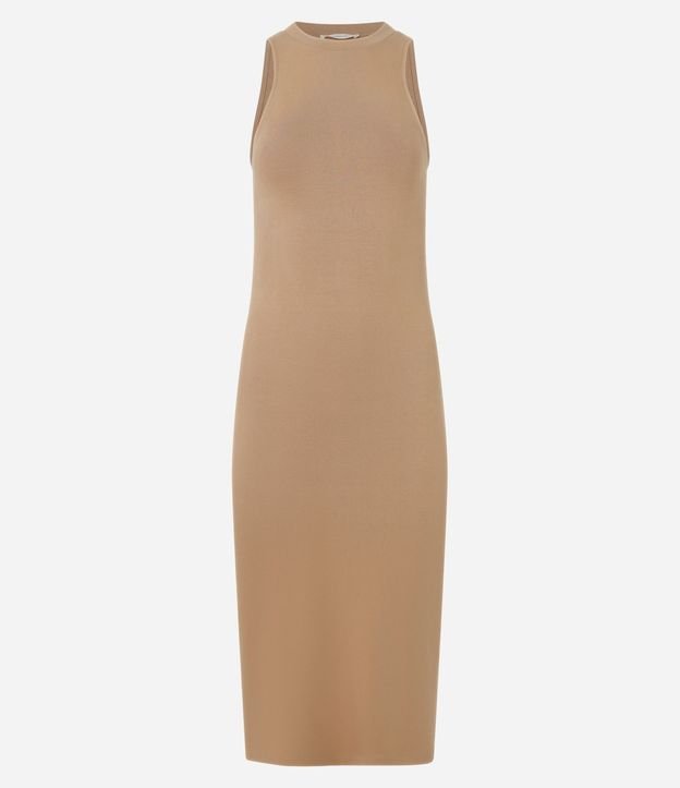 Vestido Midi en Rib Básico 5