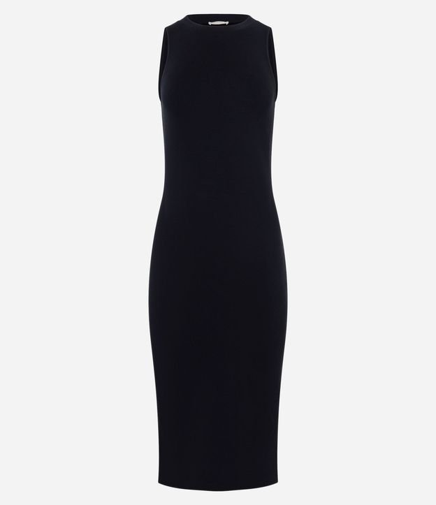 Vestido Midi en Rib Básico 2