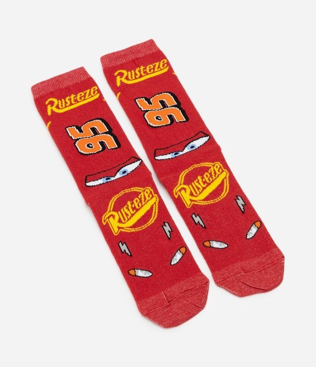 Media Caña Larga con Estampa del Rayo McQueen 5