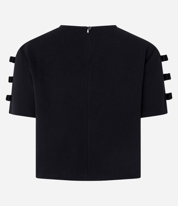 Blusa en Crepé con Lacitos en la Manga 9