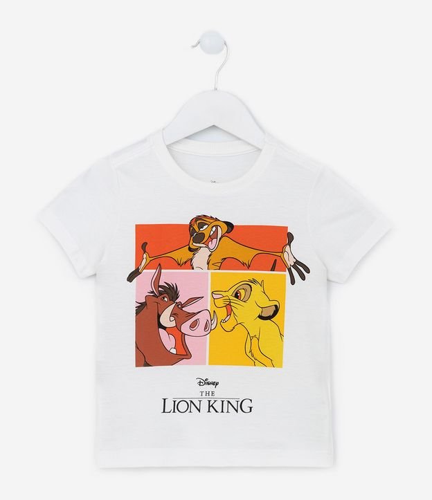 Remera Comfort Infantil con Estampa do Rey León - Talle 1 a 5 años