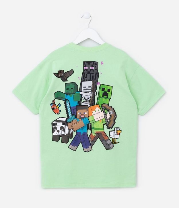 Remera Oversized Infantil con Estampa Minecraft - Talle 5 a 14 años 3