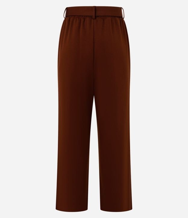 Pantalón en Viscosa con Cinturón 6
