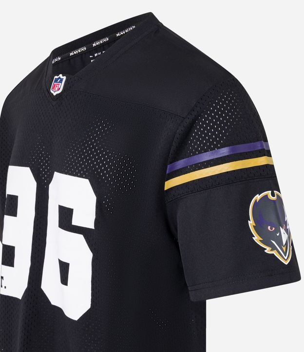 Remera Deportiva en Tecnologia Dry con Estampa  NFL Ravens 8