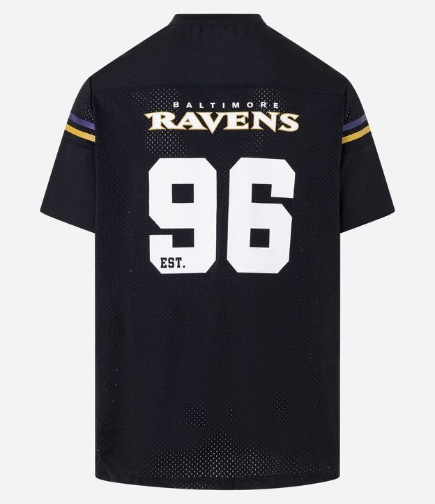 Remera Deportiva en Tecnologia Dry con Estampa  NFL Ravens 9
