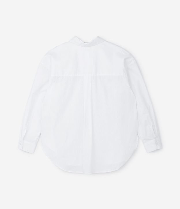 Camisa Básica Alargada en Tricolina Curve & Plus Size 5