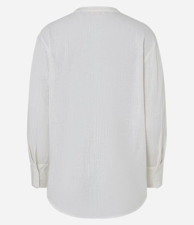 Camisa en Viscolino con Cuello Padre 10