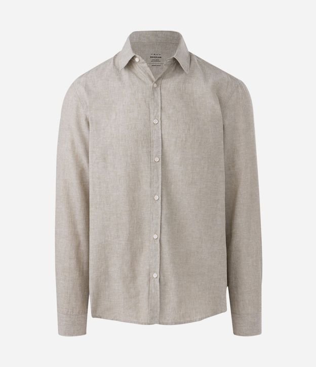 Camisa Comfort Básica en Lino 3