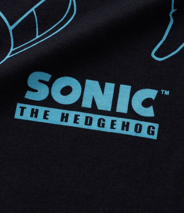 Remera Comfort Infantil con Estampa Sonic - Talle 4 a 12 años 4