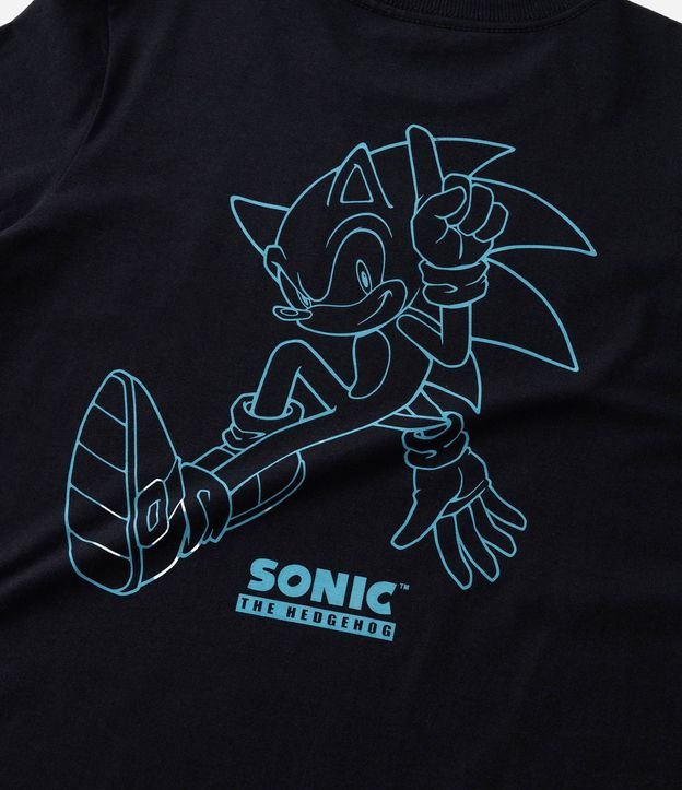 Remera Comfort Infantil con Estampa Sonic - Talle 4 a 12 años 8