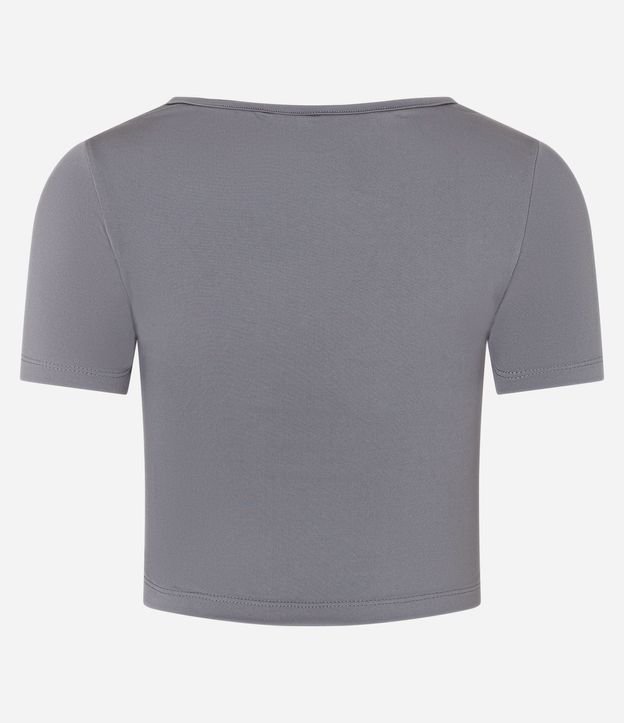 Blusa en Microfibra con Drapeados Delanteros 6