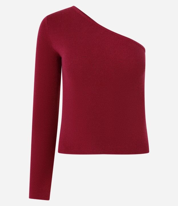 Blusa Hombro Único en Viscosa con Manga Larga