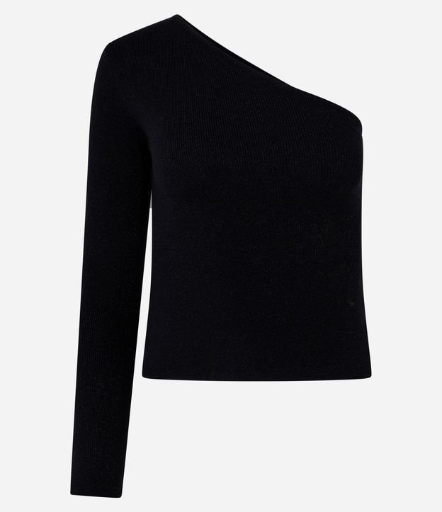 Blusa Hombro Único en Viscosa con Manga Larga 4