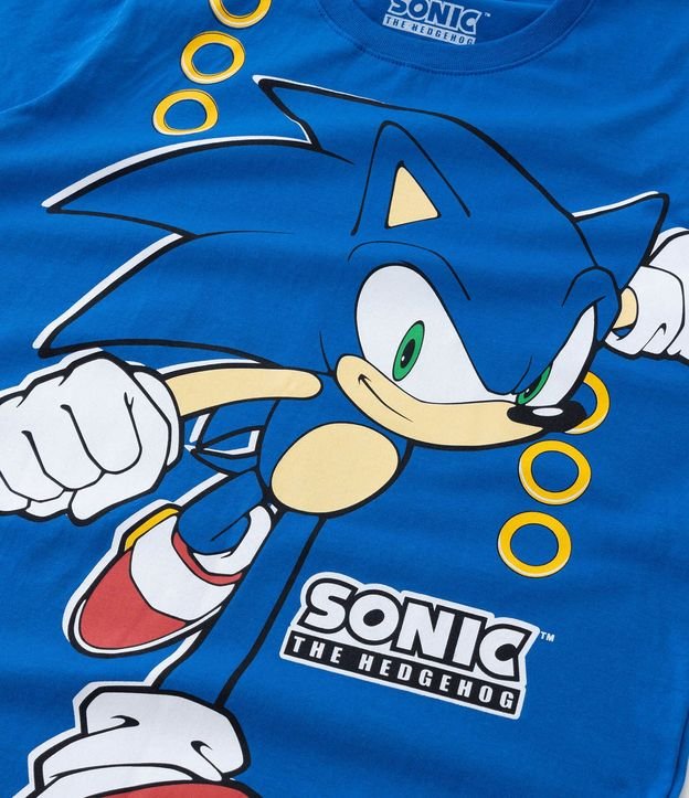 Remera Infantil con Estampa Sonic - Talle 5 a 14 años 4
