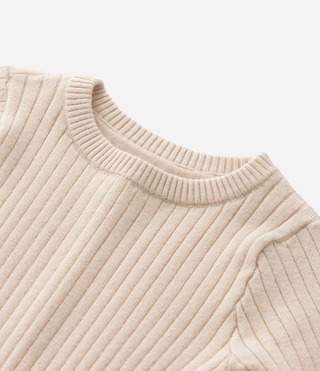 Blusa Infantil en Punto con volado en el puño - Talle 1 a 5 años 5
