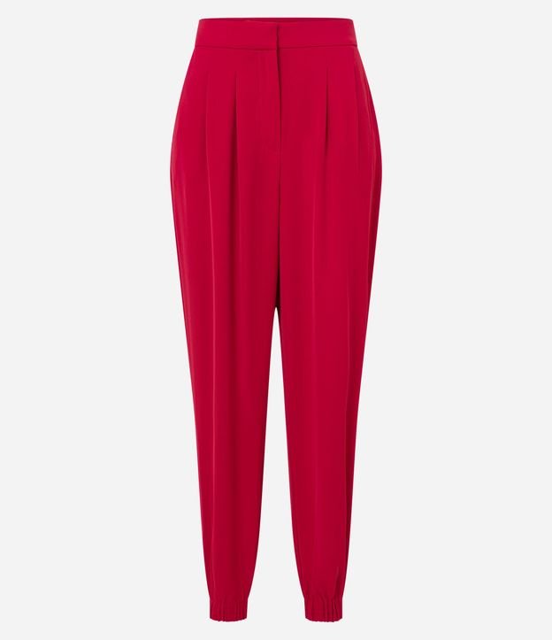 Pantalón Jogger en Crepé con Pliegues 5