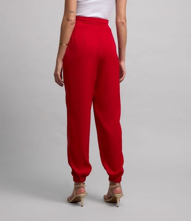 Pantalón Jogger en Crepé con Pliegues 3