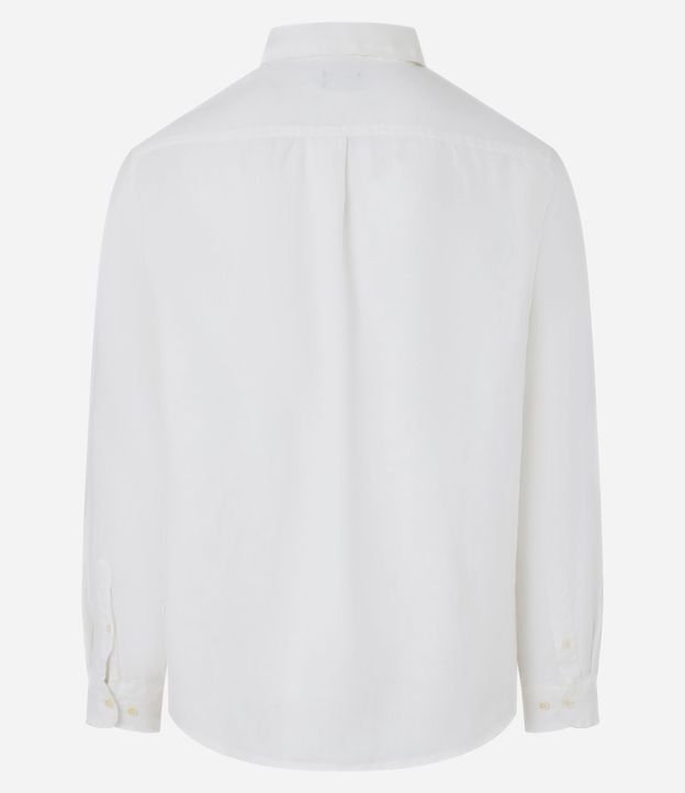 Camisa Comfort en Lino y Cuello con Solapa 3