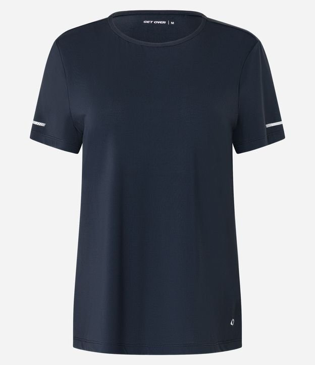 Remera Deportiva Texturizada con Detalle Reflectante 7