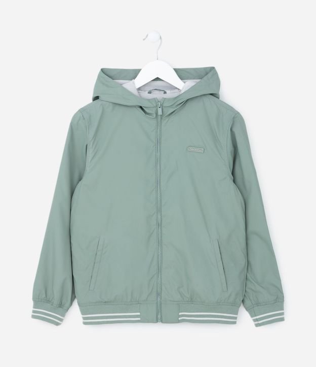 Campera Rompevientos Infantil con Capucha - Talle 5 a 14 años