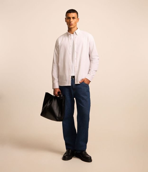 Camisa Regular Básica en Oxford 2