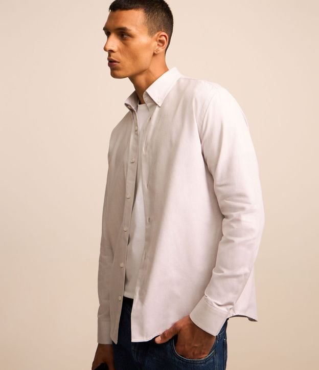 Camisa Regular Básica en Oxford 3