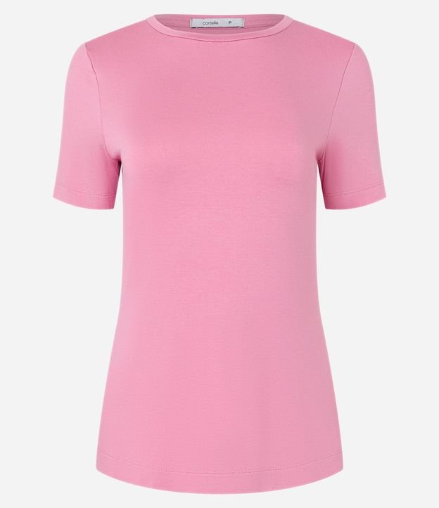 Blusa Básica en Viscosa con Escote Redondo 6