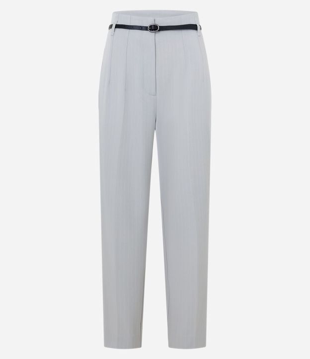 Pantalón Zanahoria Sastrería con Cinturón Hebilla 5