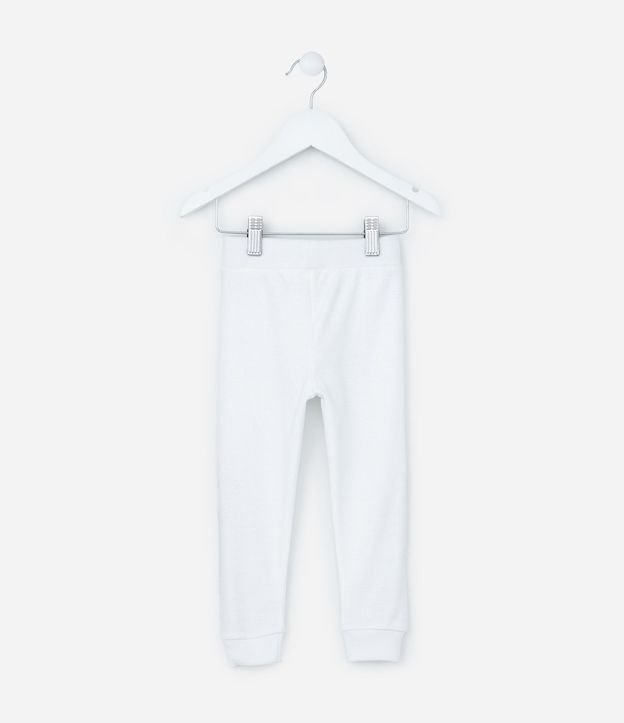 Pantalón de Pijama Infantil en Viscosa Básica - Talle 2 a 10 años 2