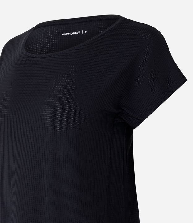 Remera en Microfibra con Escote Redondo 4