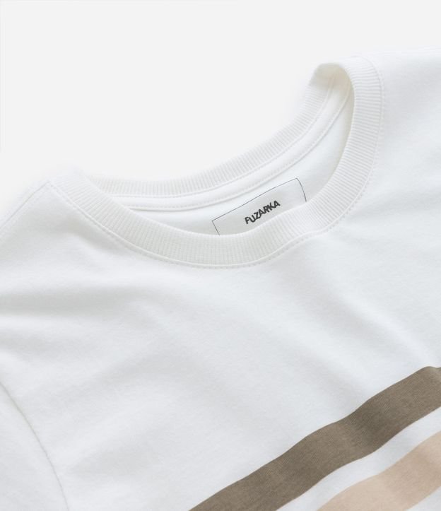 Remera Infantil con Rayas y Etiqueta - Talle 05 a 14 años 4