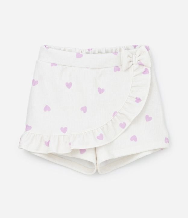 Conjunto Infantil Corto con Corazón en Lentejuela - Talle 1 a 5 años 8