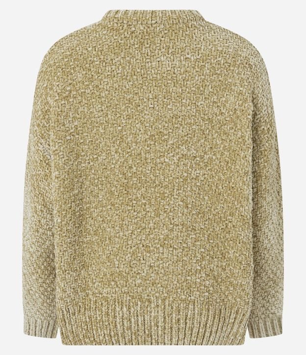 Suéter en Chenille con Cuello Redondo 9