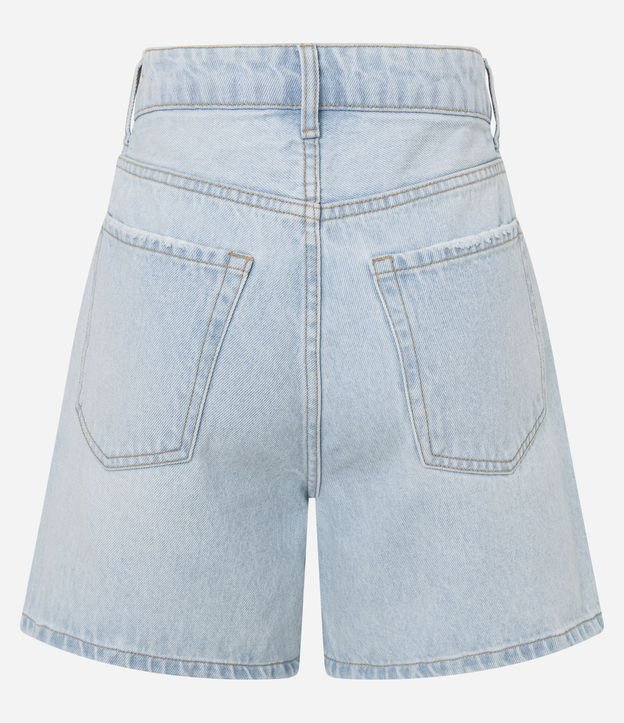 Short Mom Tiro Alto en Jeans con Bolsillos 7