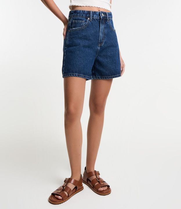 Short Mom en Jeans con Tiro Alto 3