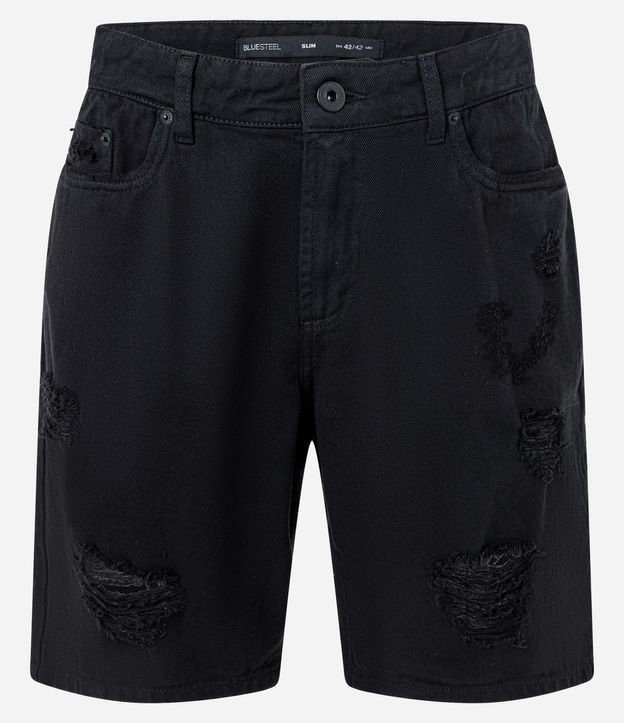 Bermuda Slim Destroyed con Rotos y Bolsillo 6