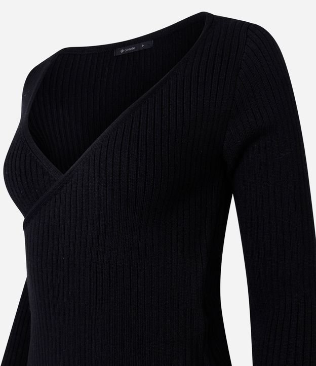 Blusa en Viscosa con Escote V Traspasado 6