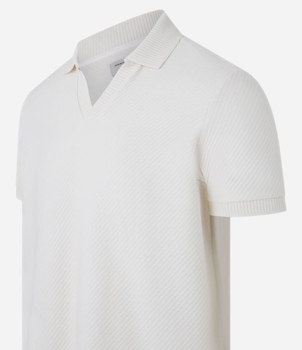 Remera Polo Comfort en Algodón con Textura 6