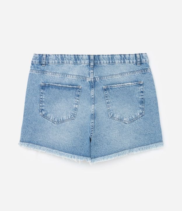 Short Boyfriend en Jeans con Deshilachados Curve & Plus Size 12