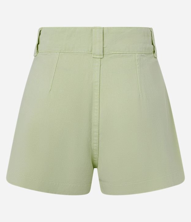 Short Pollera en Sarga con Botones Dobles y Bolsillos Cargo 2