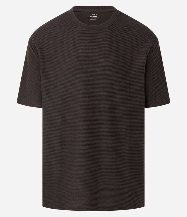 Remera Relaxed Soft con Cuello Redondo 4