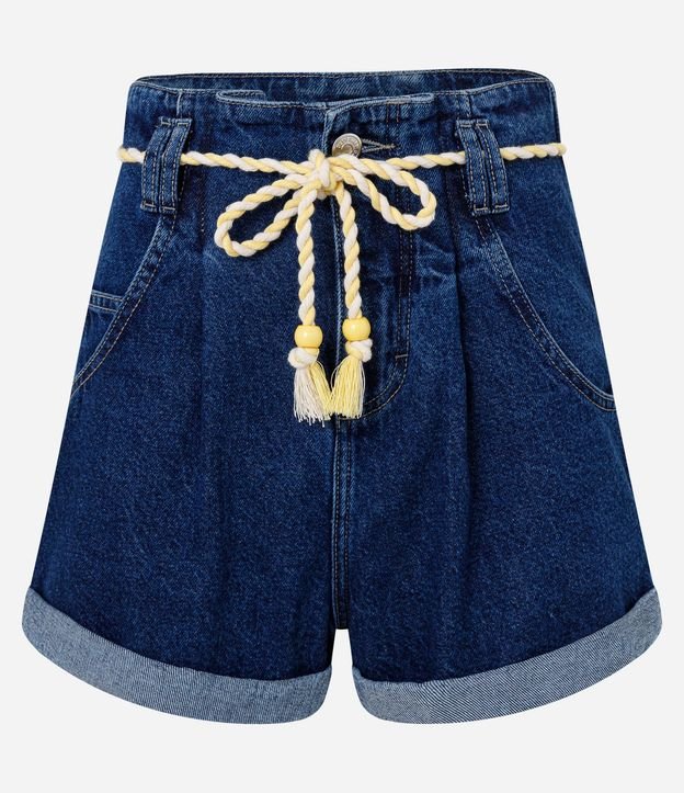Short Baggy en Jeans con Cinturón Cordón 6