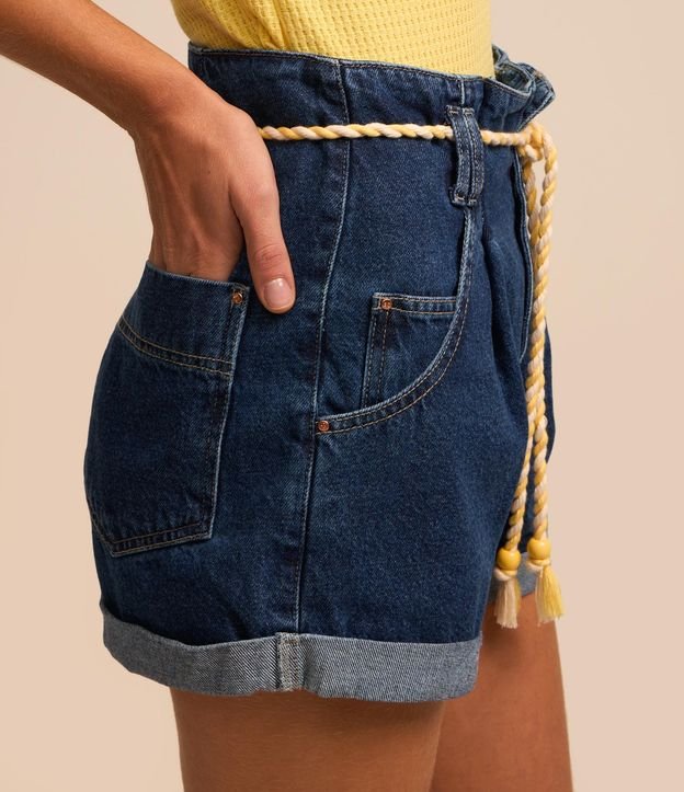 Short Baggy en Jeans con Cinturón Cordón 5