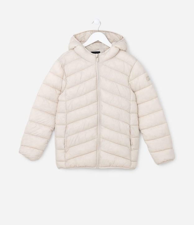 Campera Ultraleve Infantil con Capucha - Talle 5 a 14 años 2