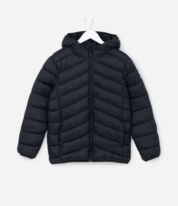 Campera Ultraleve Infantil con Capucha - Talle 5 a 14 años 2