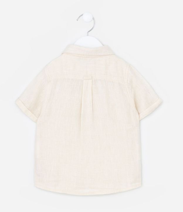 Camisa Infantil en Viscolino con Pequeño Bolsillo - Talle 1 a 4 años 3