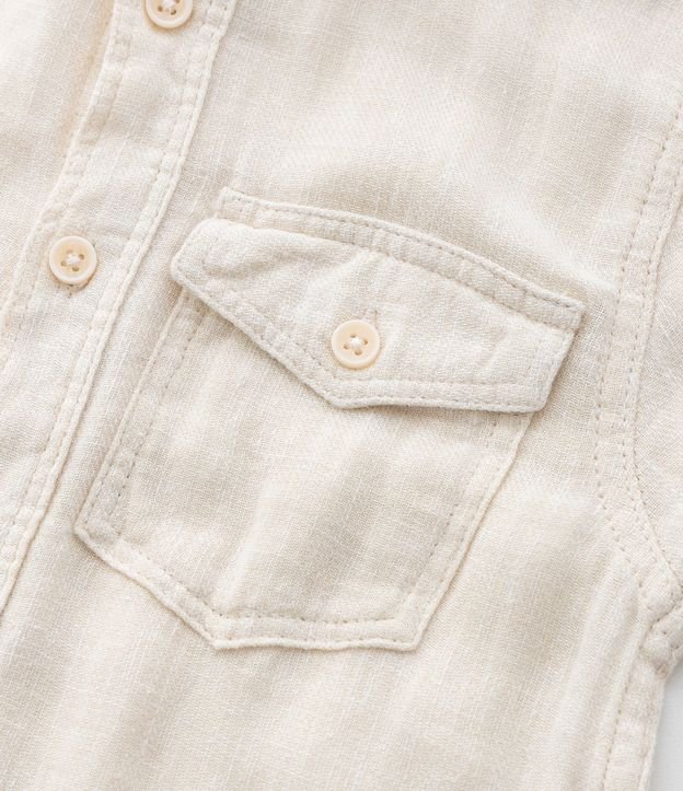 Camisa Infantil en Viscolino con Pequeño Bolsillo - Talle 1 a 4 años 7