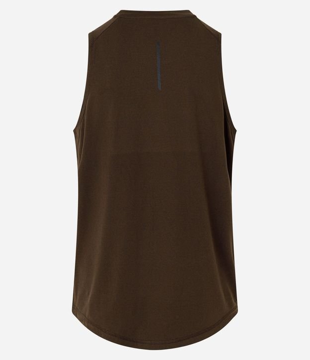 Musculosa Regular Deportiva con Etiqueta en el Bajo y Detalle Contrastante 12