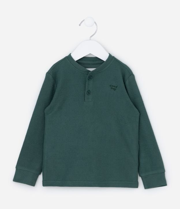 Remera Infantil con Bordado en el Pecho- Talle 1 a 5 años
