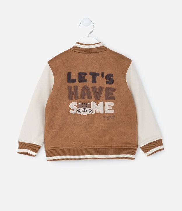 Campera Bomber Infantil con Bordado Tigre - Talle 1 a 5 años 3